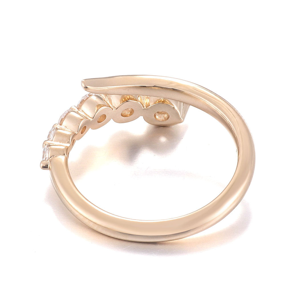 Sparkling Row Eternity Ring | 14/18K Solid Gold